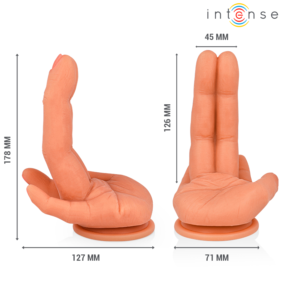 INTENSE - LEELA G-SPOT STIMULATOR FLEXIBLE HAND 12.6 CM - Imagem de 2