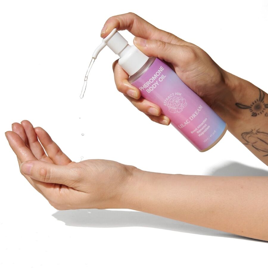 EYE OF LOVE - BLOOM LILAC DREAM BODY OIL WITH PHEROMONES 120 ML - Imagem de 2