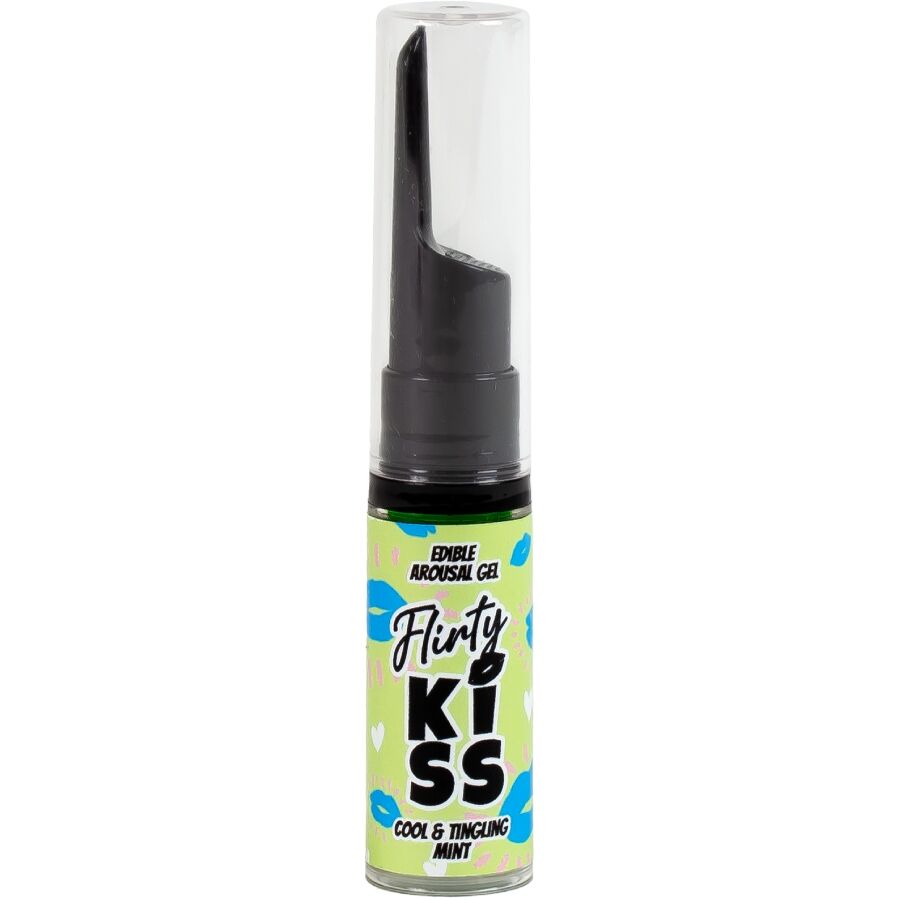 SECRETPLAY - FLIRTY KISS GELS WITH ORAL SEX EFFECTS STRAWBERRY MINT 2 x 8 GR - Imagem de 3