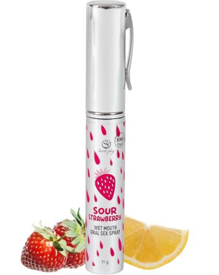 SECRETPLAY - SOUR STRAWBERRY ORAL SEX SPRAY