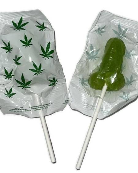 DIABLO GOLOSO - 1 PENIS LOLLIPOP CANNABIS AROMA