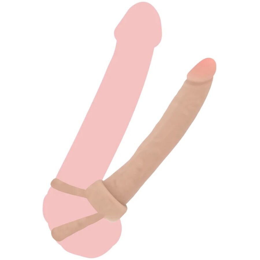 GET REAL - DOUBLE TROUBLE SILICONE ANAL PENETRATOR 16 CM - Imagem de 2