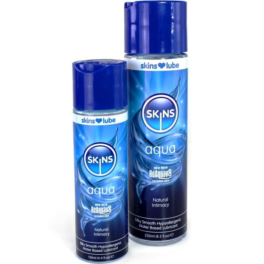 SKINS - AQUA WATER-BASED LUBRICANT 250 ML - Imagem de 2