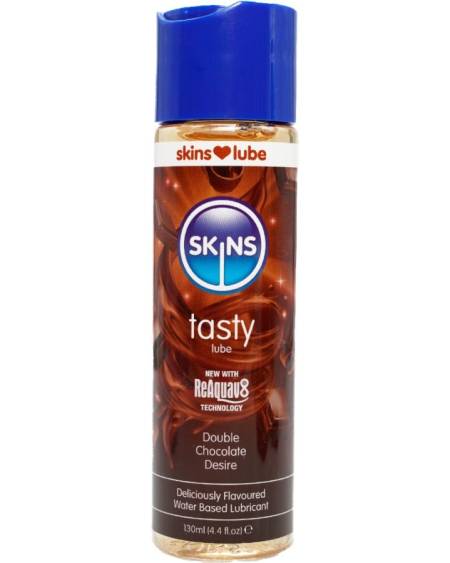 SKINS - TASTY WATER-BASED LUBRICANT DOUBLE CHOCOLATE 130 ML