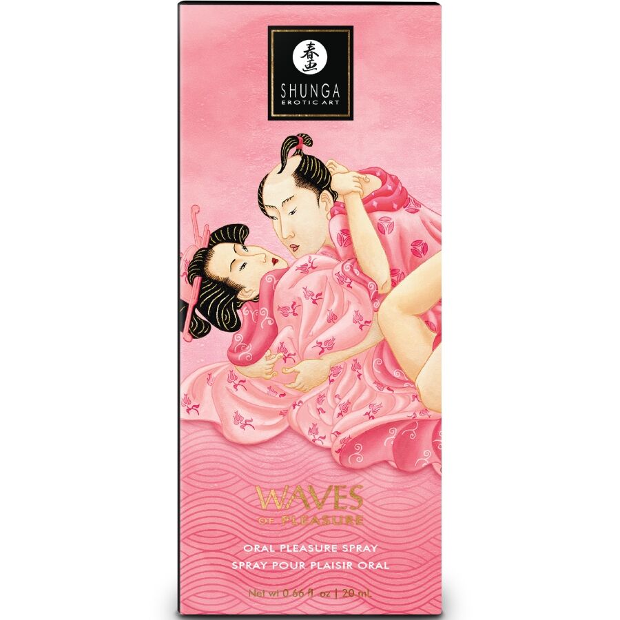 SHUNGA - WAVES PLEASURE SPRAY ORAL SEDUCTIVE WATERMELON 20 ML - Imagem de 3