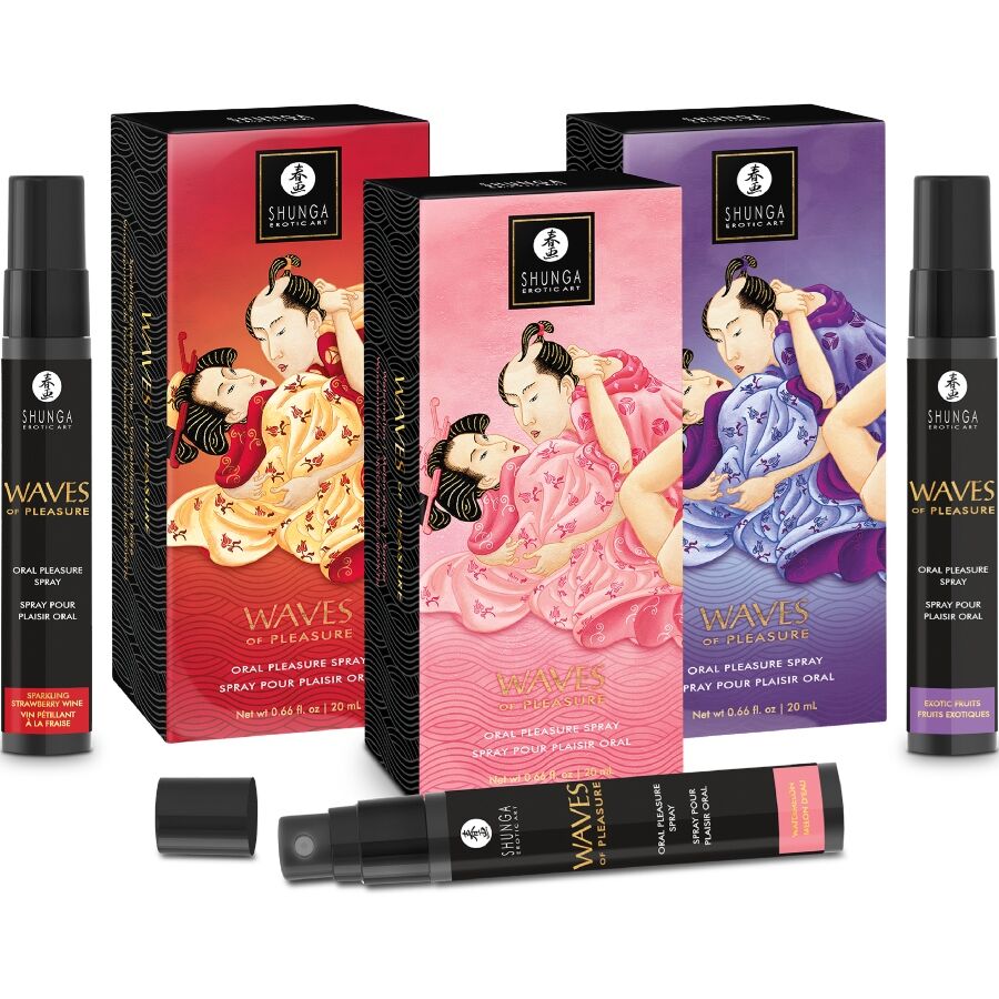 SHUNGA - WAVES PLEASURE SPRAY ORAL SEDUCTIVE WATERMELON 20 ML - Imagem de 5