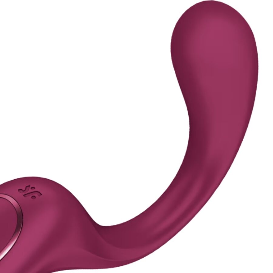 SATISFYER - G FOR GODDESS 2 RABBIT VIBRATOR BOTTLE BORDEAUX - Imagem de 4