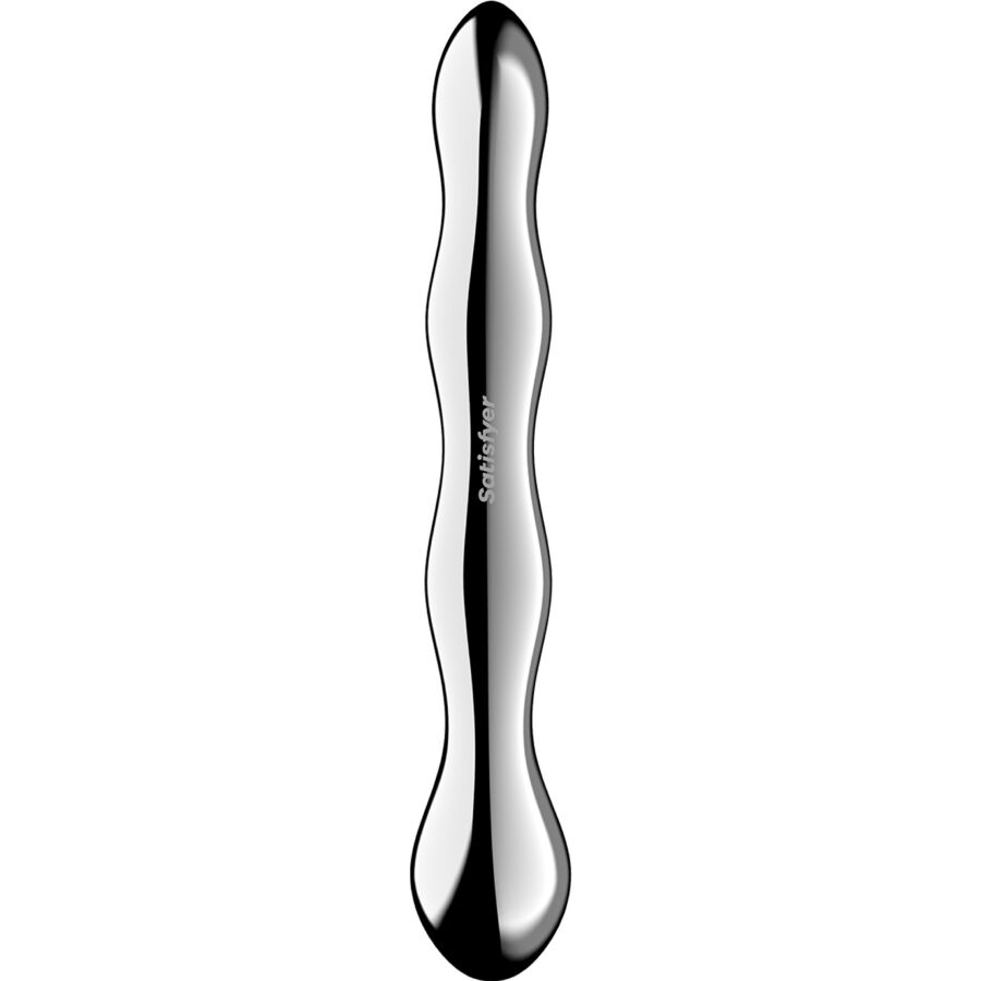 SATISFYER - COSMIC CREST 2 STAINLESS STEEL DOUBLE-ENDED DILDO - Imagem de 4