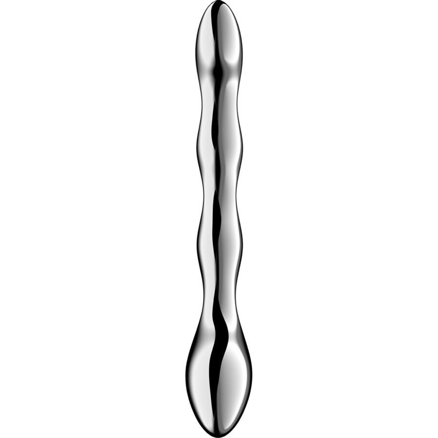 SATISFYER - COSMIC CREST 2 STAINLESS STEEL DOUBLE-ENDED DILDO - Imagem de 2