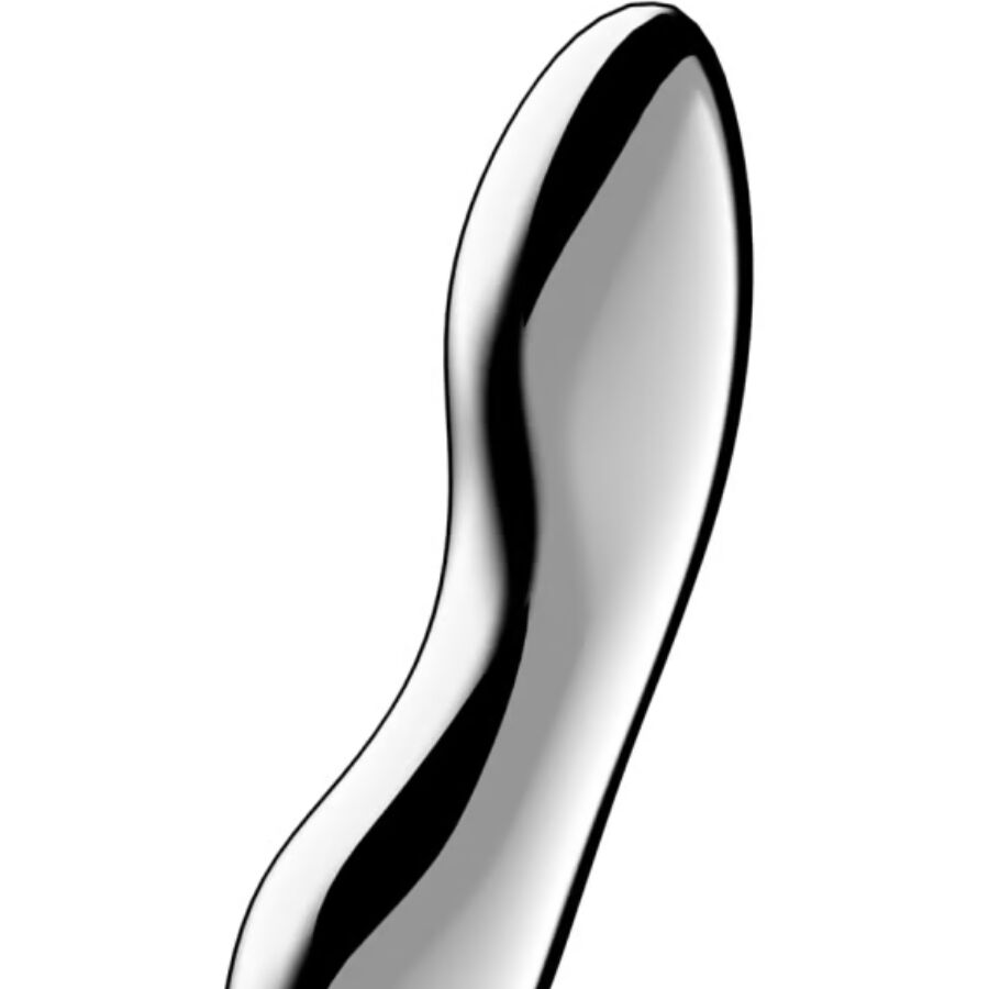 SATISFYER - COSMIC CREST 2 STAINLESS STEEL DOUBLE-ENDED DILDO - Imagem de 3