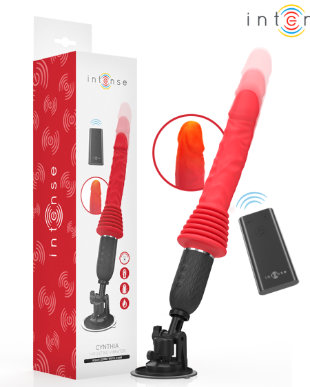 INTENSE - CYNTHIA REMOTE CONTROL THRUSTING VIBRATOR WITH HEAT