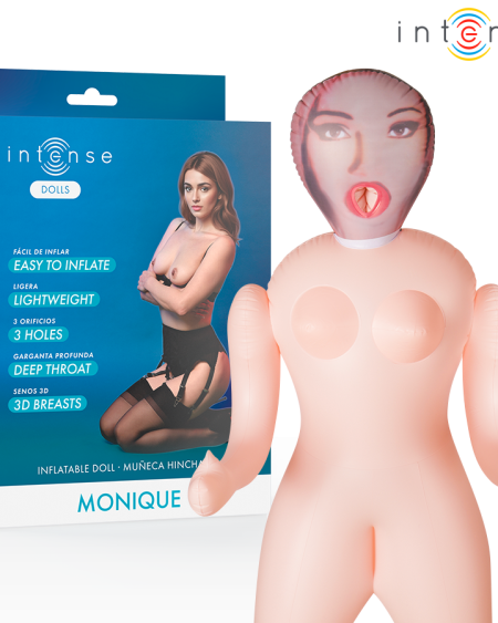 INTENSE DOLLS - MONIQUE INFLATABLE DOLL WITH THREE ORIFICES