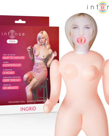 INTENSE DOLLS - INGRID INFLATABLE DOLL WITH THREE ORIFICES