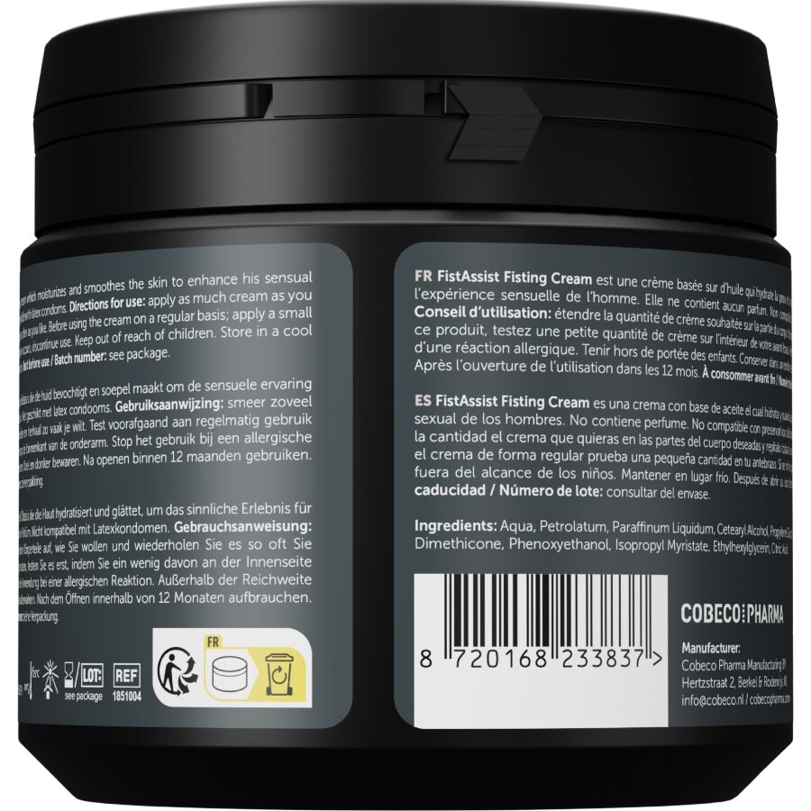 COBECO - FIST ASSIST LUBRICANT CREAM 500 ML - Imagem de 2
