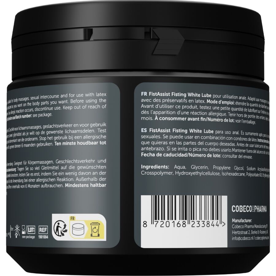 COBECO - FIST ASSIST WHITE LUBE EXTRA-THICK 500 ML - Imagem de 2