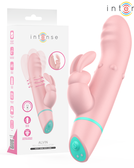 INTENSE - ALVIN RABBIT STIMULATOR  ROLLING VIBRATOR + OSCILLATING