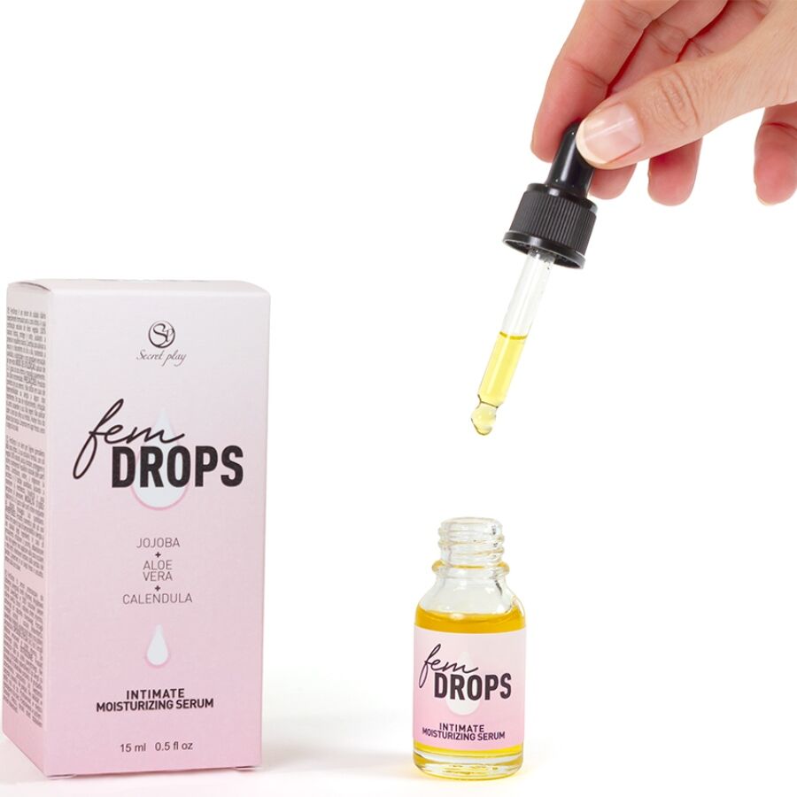 SECRETPLAY - FEM DROPS INTIMATE MOISTURIZING SERUM 15 ML - Imagem de 2