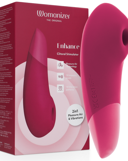WOMANIZER - ENHANCE CLITORIAL STIMULATOR VIBRANT PINK