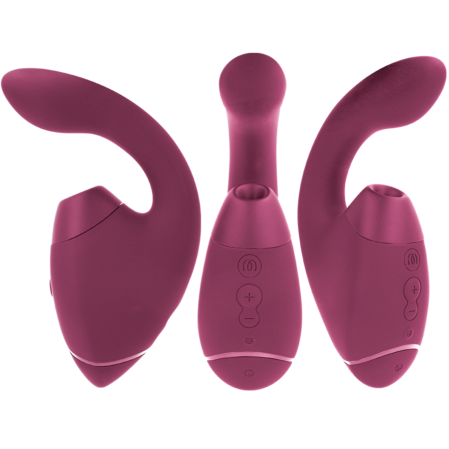 WOMANIZER - DUO NEXT DUAL CLITORAL G-SPOT STIMULATOR DUSKY PINK - Imagem de 2