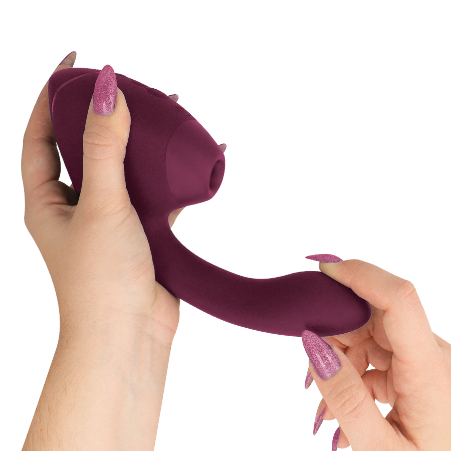 WOMANIZER - DUO NEXT DUAL CLITORAL G-SPOT STIMULATOR DUSKY PINK - Imagem de 4