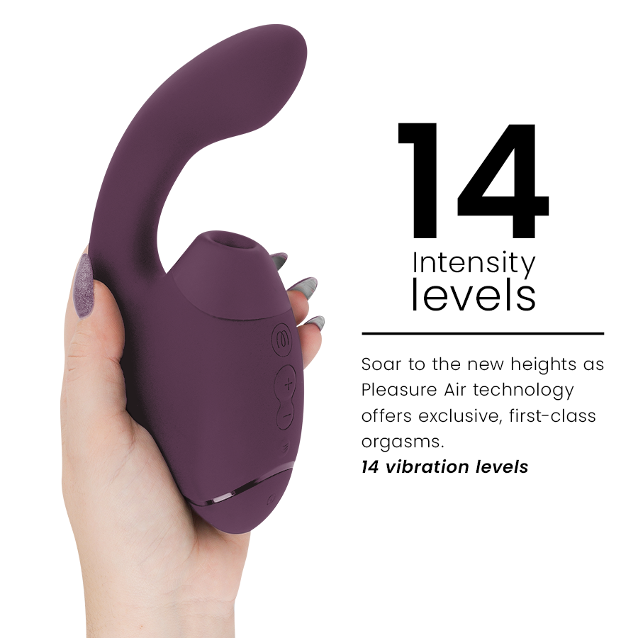WOMANIZER - DUO NEXT DUAL CLITORAL G-SPOT STIMULATOR DARK PURPLE - Imagem de 5