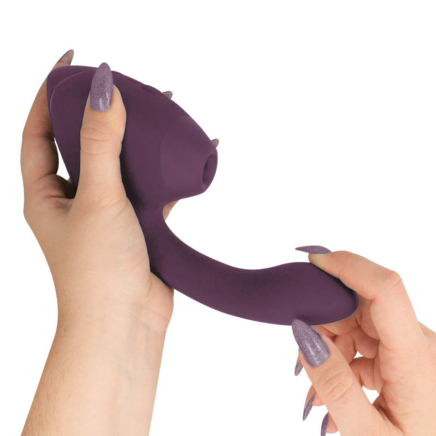 WOMANIZER - DUO NEXT DUAL CLITORAL G-SPOT STIMULATOR DARK PURPLE - Imagem de 4