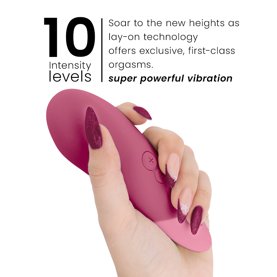 WOMANIZER - VIBE LAY-ON SILENT VIBRATOR DUSKY PINK - Imagem de 5