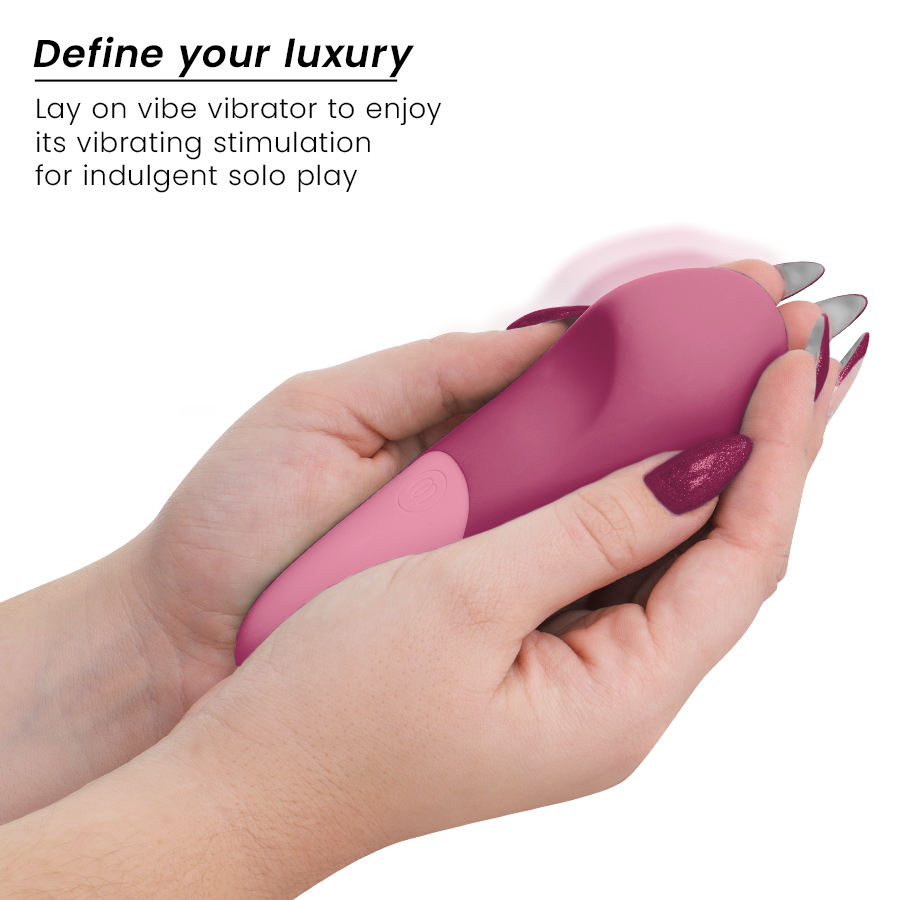WOMANIZER - VIBE LAY-ON SILENT VIBRATOR DUSKY PINK - Imagem de 3