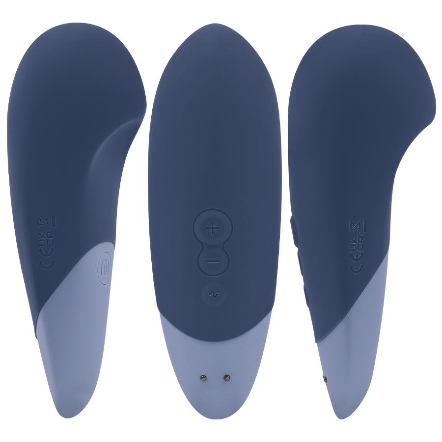 WOMANIZER - VIBE LAY-ON SILENT VIBRATOR DARK BLUE - Imagem de 2