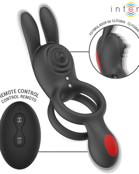 INTENSE - QUINN DOUBLE VIBRATION RING REMOTE CONTROL