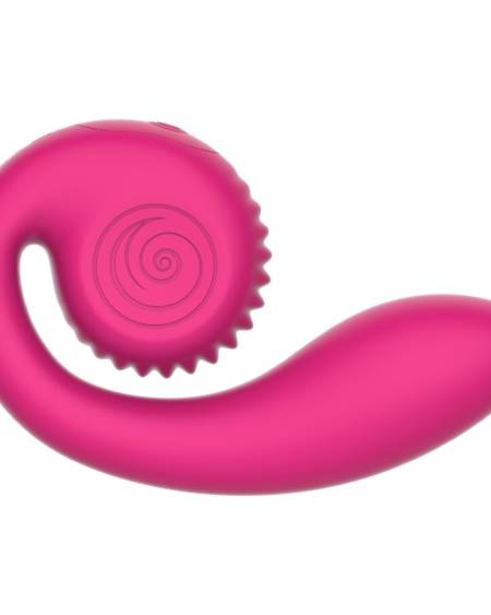 SNAIL VIBE - GIZI LITE DUAL G-SPOT  CLITORAL PINK VIBRATOR