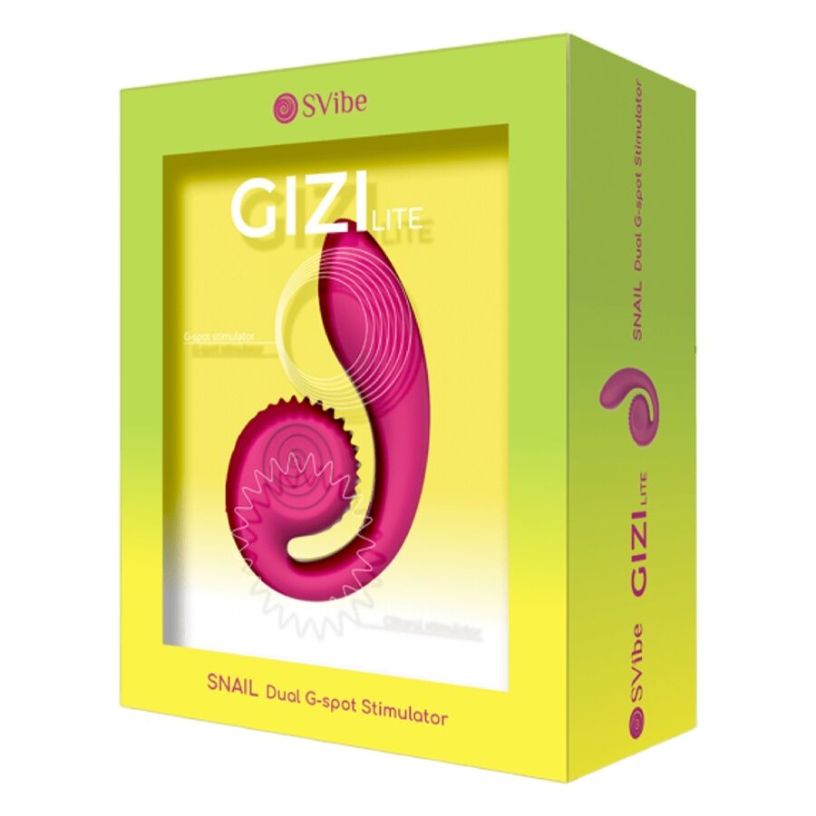 SNAIL VIBE - GIZI LITE DUAL G-SPOT CLITORAL PINK VIBRATOR - Imagem de 4