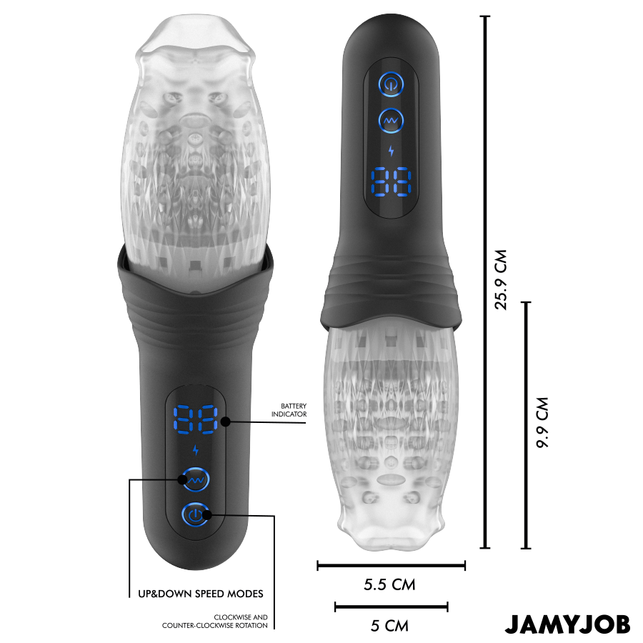 JAMYJOB - BLOW-R MASTURBATOR WITH THRUSTING AND ROTATION - Imagem de 5