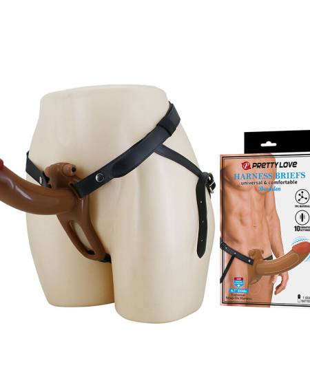 PRETTY LOVE - BRADDEN VIBRATING STRAP-ON