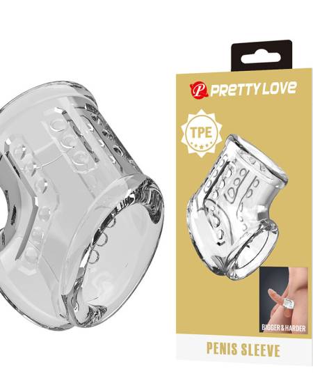 PRETTY LOVE - SHORT TRANSPARENT PENIS SHEATH