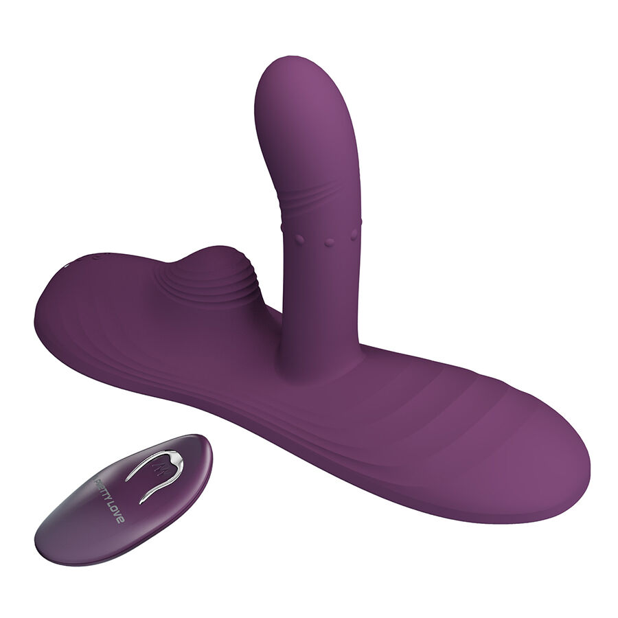 PRETTY LOVE - LUKA SIT-DOWN VIBRATOR WITH HEAT EFFECT AND REMOTE CONTROL - Imagem de 2