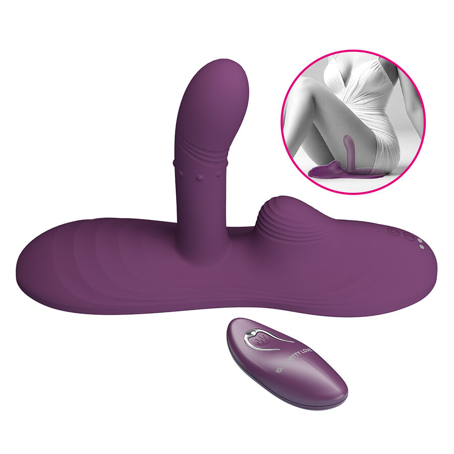 PRETTY LOVE - LUKA SIT-DOWN VIBRATOR WITH HEAT EFFECT AND REMOTE CONTROL - Imagem de 4