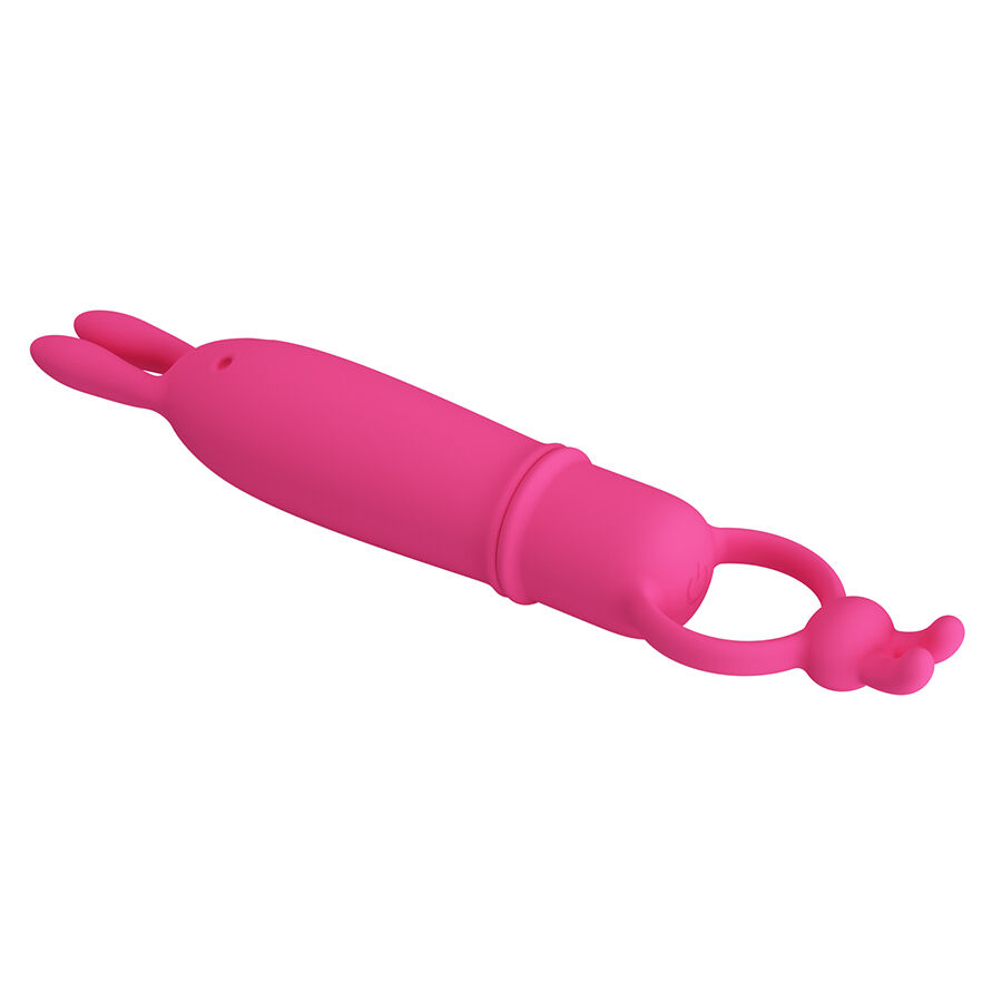 PRETTY LOVE - DELIA RABBIT VIBRATOR WITH RESISTANCE RING - Imagem de 5