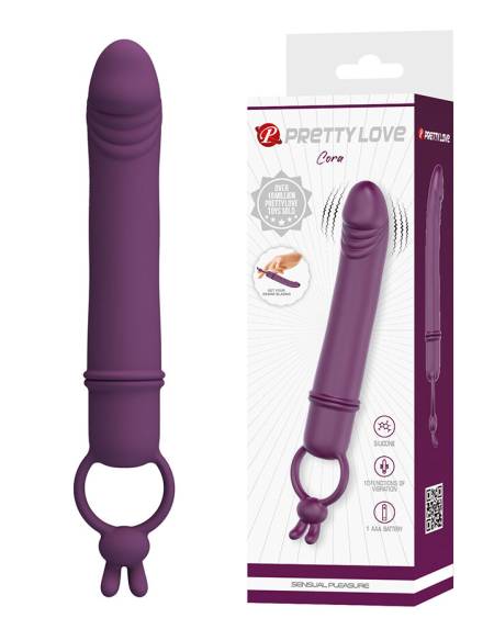 PRETTY LOVE - CORA VIBRATOR PENIS FORM WITH RESISTANCE RING