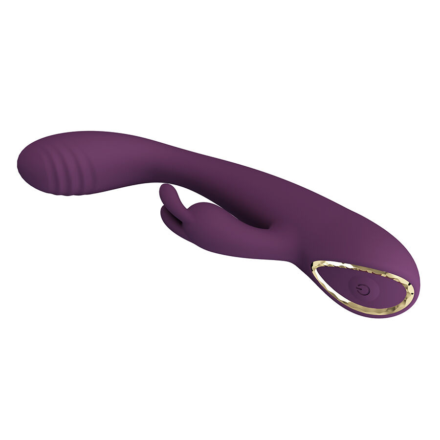 PRETTY LOVE - EMMA RABBIT PURPLE VIBRATOR WITH STIMULATOR - Imagem de 4