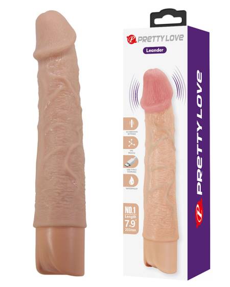 PRETTY LOVE - LEANDER FLEXIBLE REALISTIC VIBRATOR