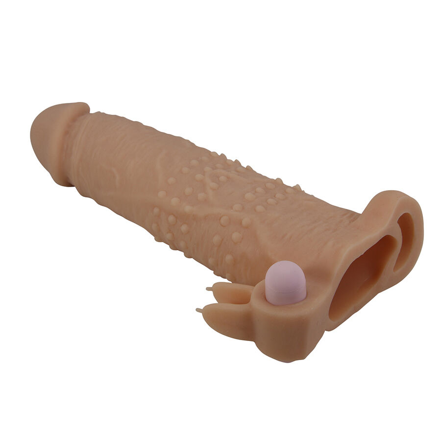 PRETTY LOVE - QUILLON PENIS SLEEVE WITH CLITORAL STIMULATOR AND VIBRATION - Imagem de 3