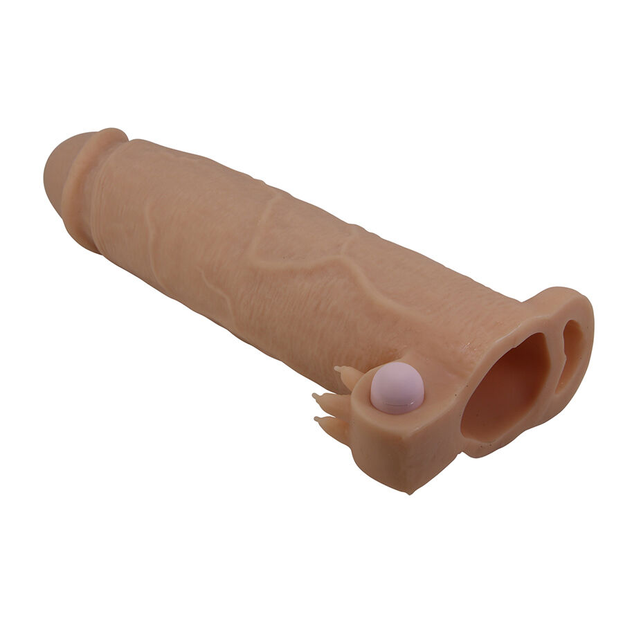 PRETTY LOVE - XERXES PENIS SLEEVE WITH CLITORAL STIMULATOR AND VIBRATION - Imagem de 3
