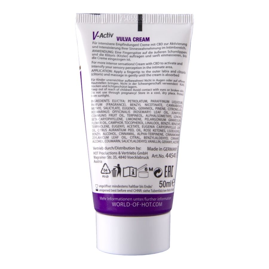 HOT - VULVA CREAM MIT CBD 50ML - Imagem de 2
