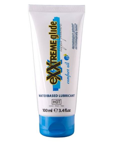 HOT - EXXTREME GLIDE WATERBASED LUBRICANT + COMFORT OIL A+ 100 ML