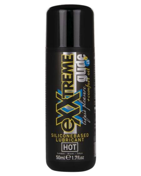 HOT - EXXTREME GLIDE SILICONEBASED LUBRICANT + COMFORT OIL A+ 50 ML