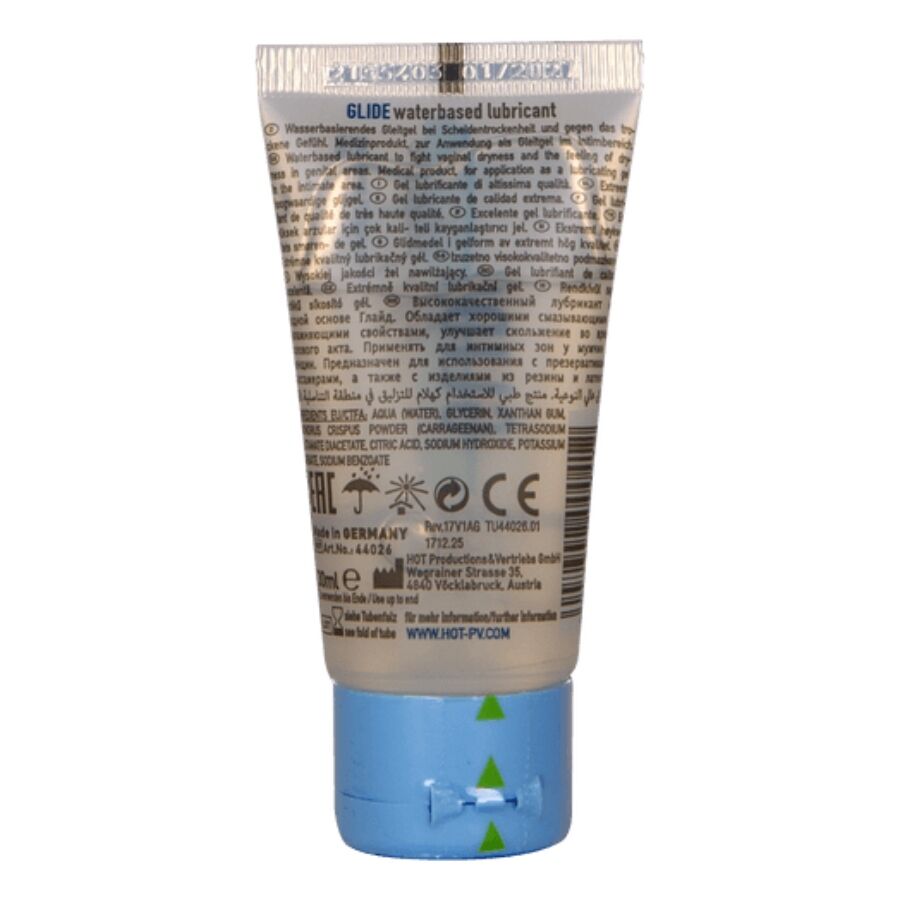 HOT - GLIDE LIQUID PLEASURE WATERBASED LUBRICANT 30 ML - Imagem de 2