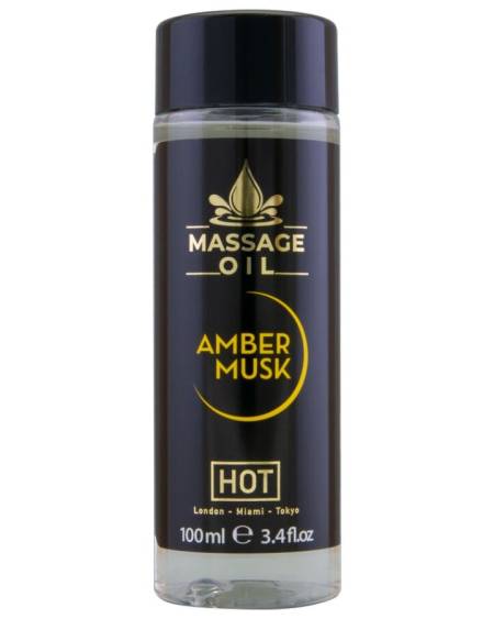 HOT - MASSAGE OIL AMBER  MUSK 100 ML
