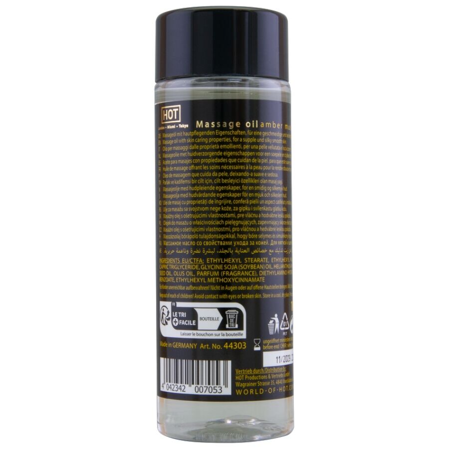 HOT - MASSAGE OIL AMBER MUSK 100 ML - Imagem de 2