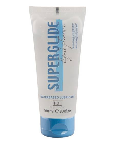 HOT - SUPERGLIDE LIQUID PLEASURE WATERBASED LUBRICANT 100 ML